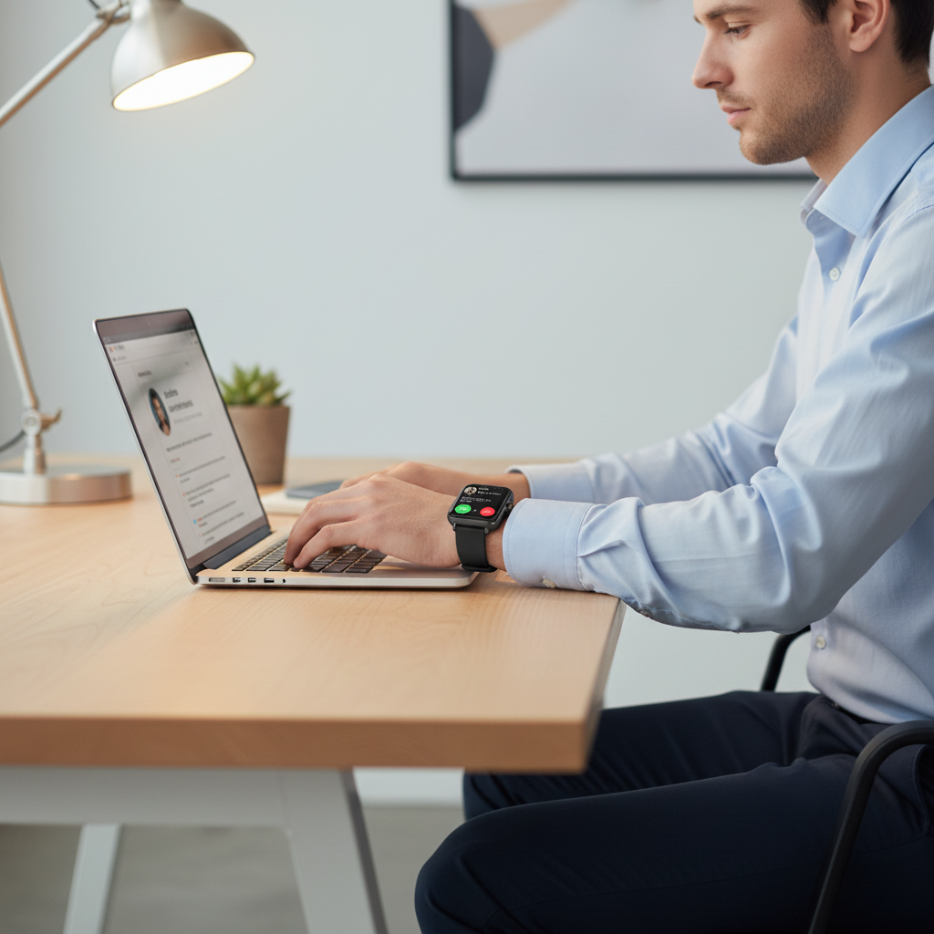 1.83'' Waterproof Smart Watch with Message Answer Call Sleep Monitoring Sports Pedometer Information Alerts For iPhone Android